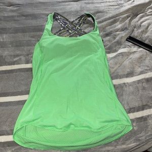 Lululemon Tank with built in Sports bra sz 8